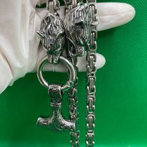 Men Stainless Steel Amulet Chain